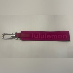 Lululemon Athletica Pink Keychain
